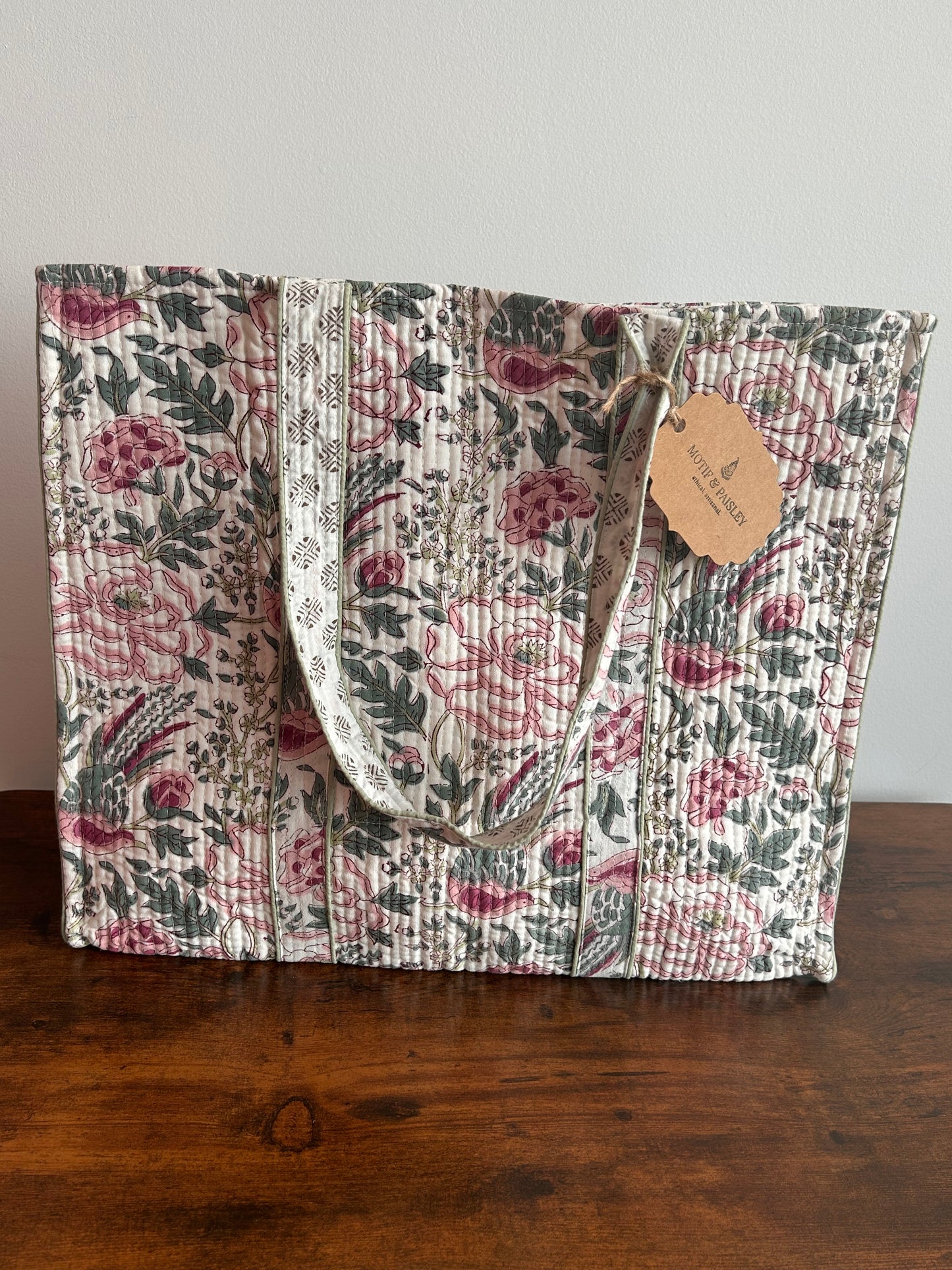 Boho Cotton Printed Tote Bag