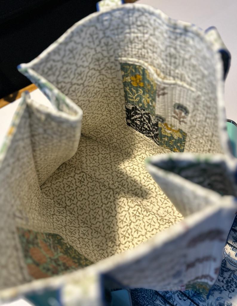 Hand-block Printed Everyday Tote Bag