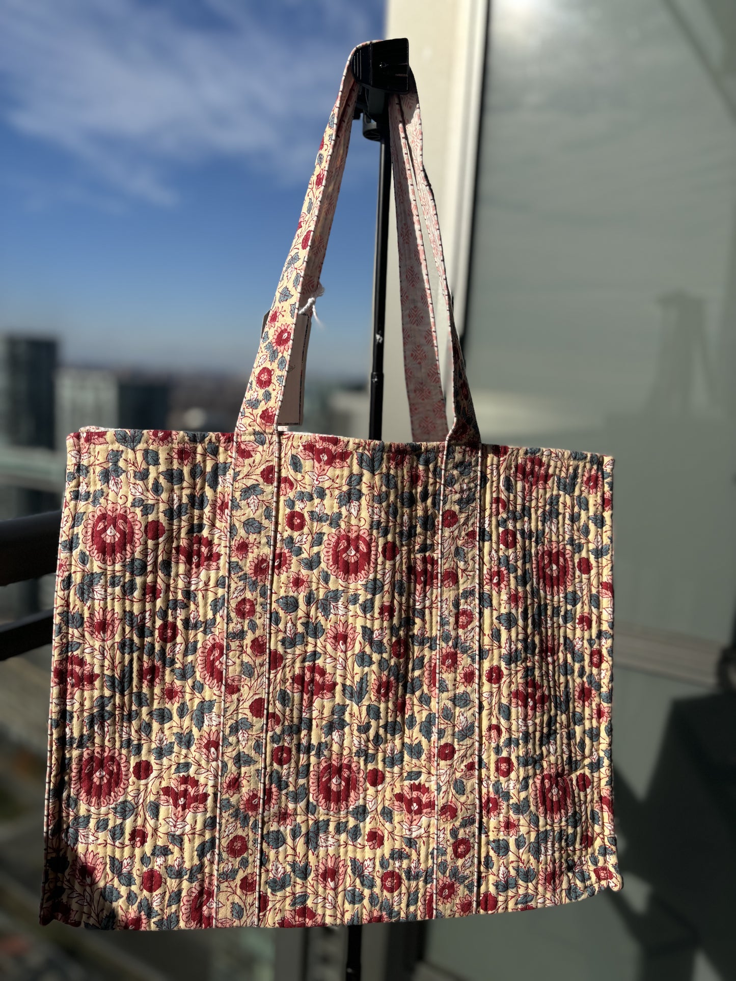 Rose Garden Reversible Tote Bag