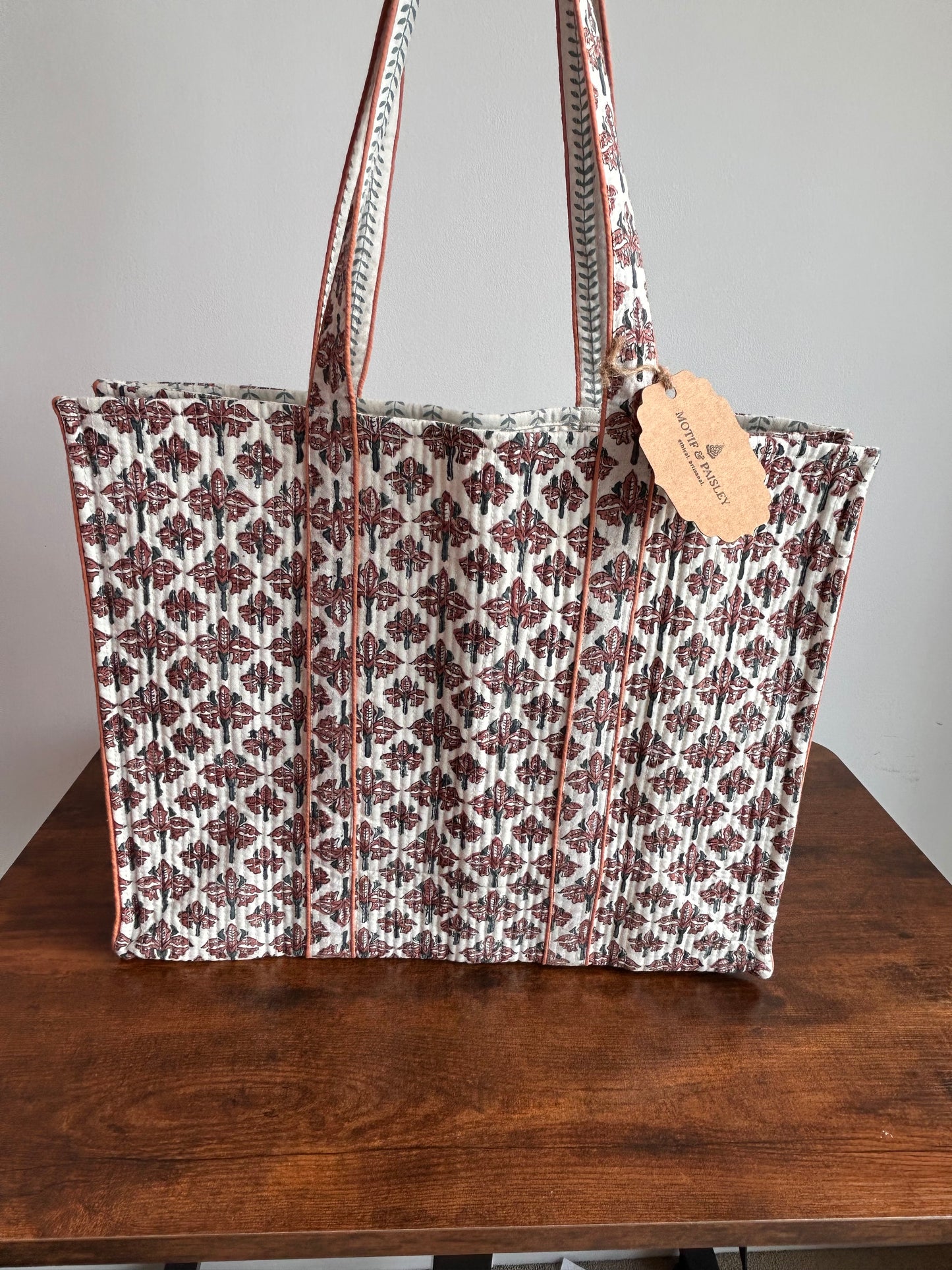 Boho Cotton Printed Tote Bag