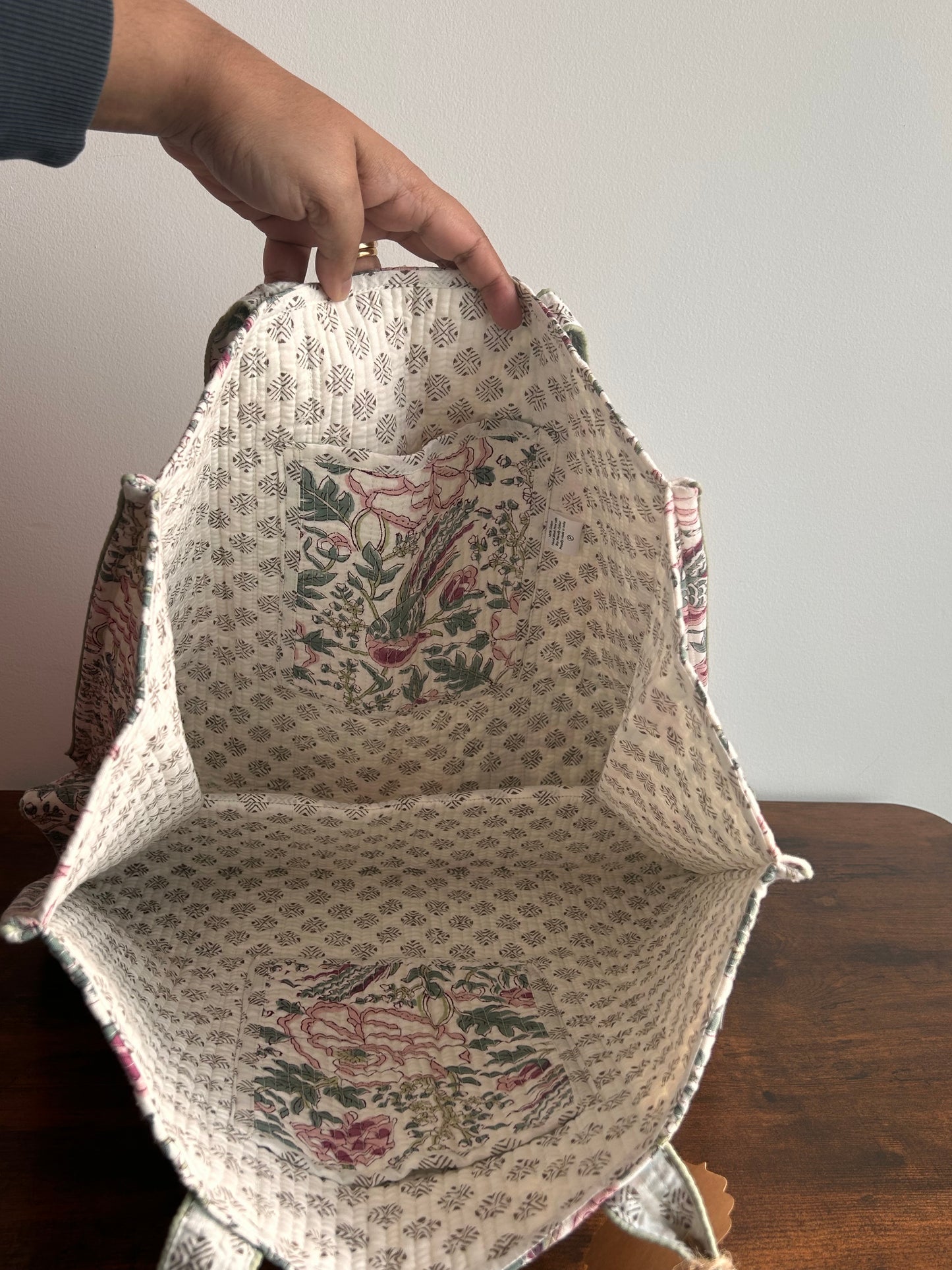 Boho Cotton Printed Tote Bag