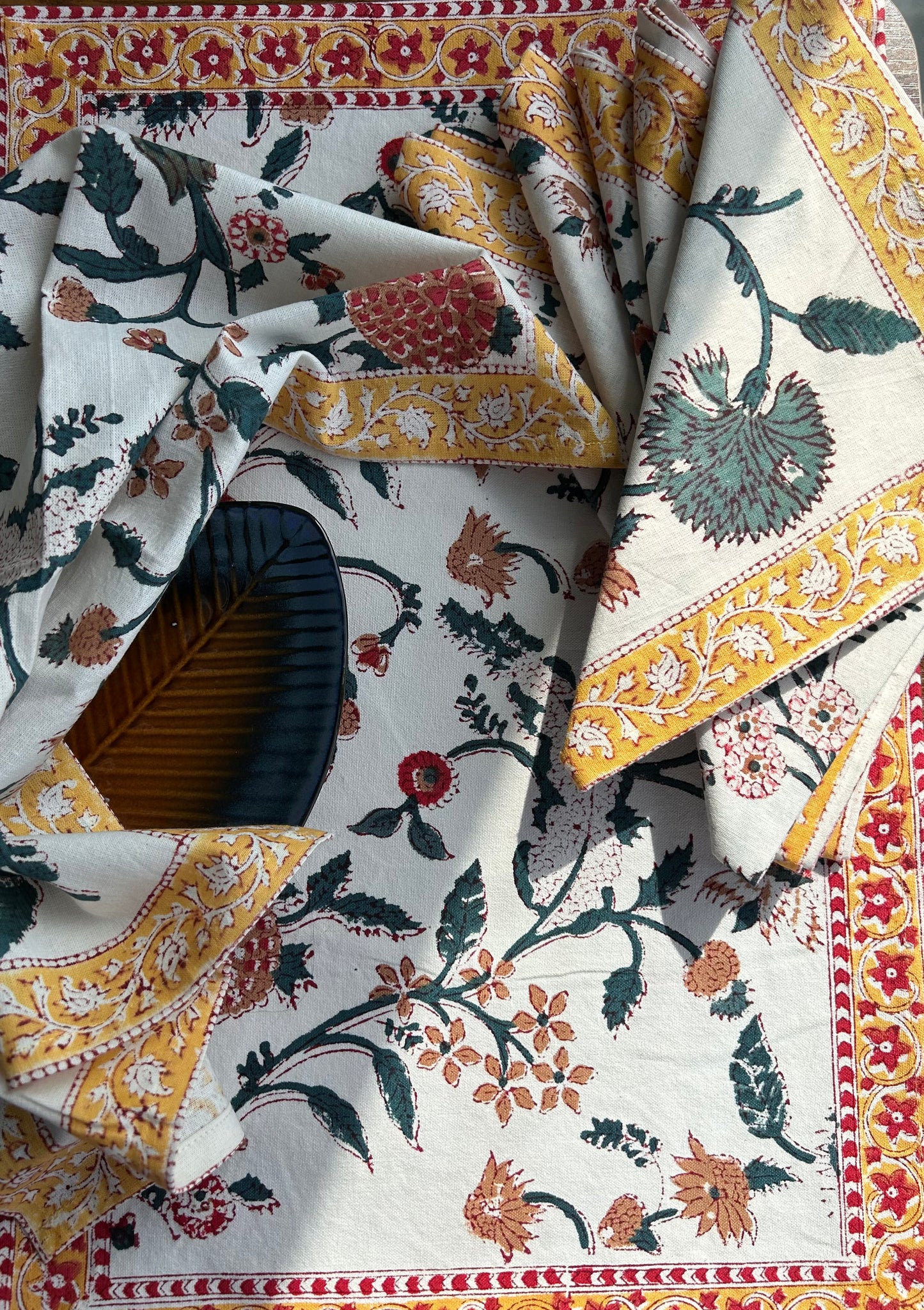 Cotton Blockprinted Placemat Sets