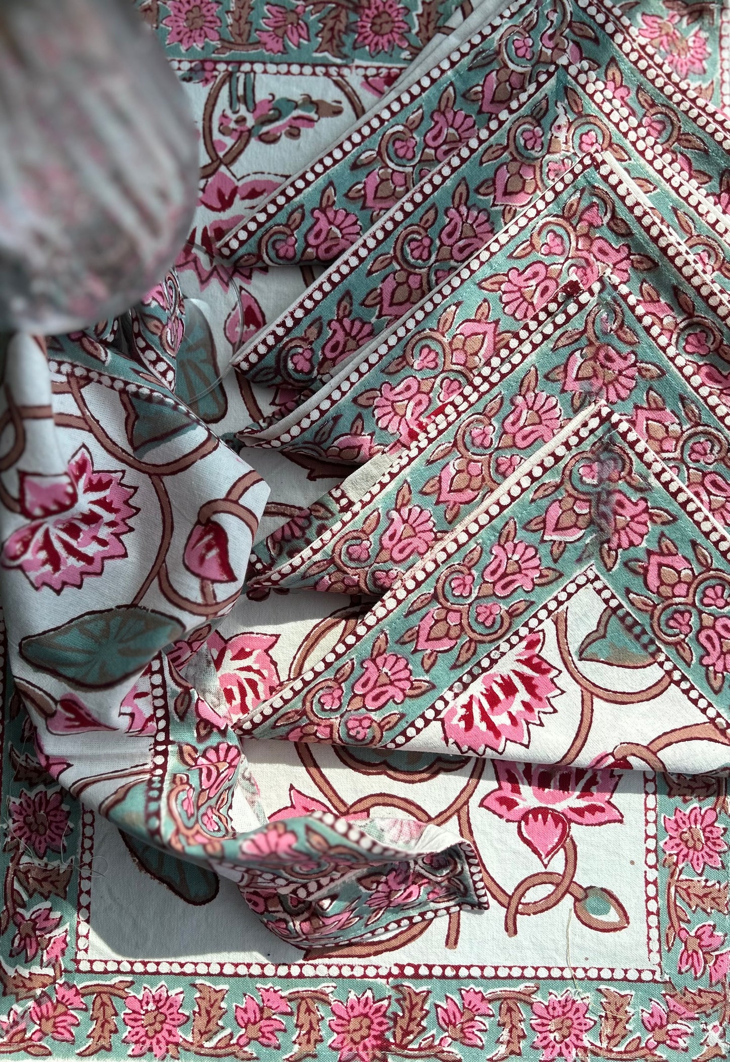 Cotton Blockprinted Placemat Sets