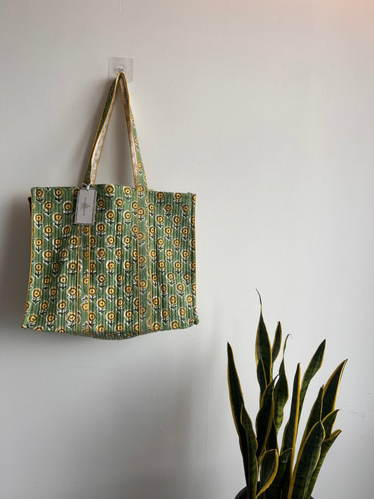 Boho Cotton Printed Tote Bag